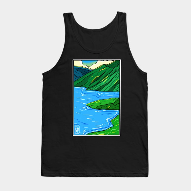 Nature in Sumatra Tank Top by Artthree Studio